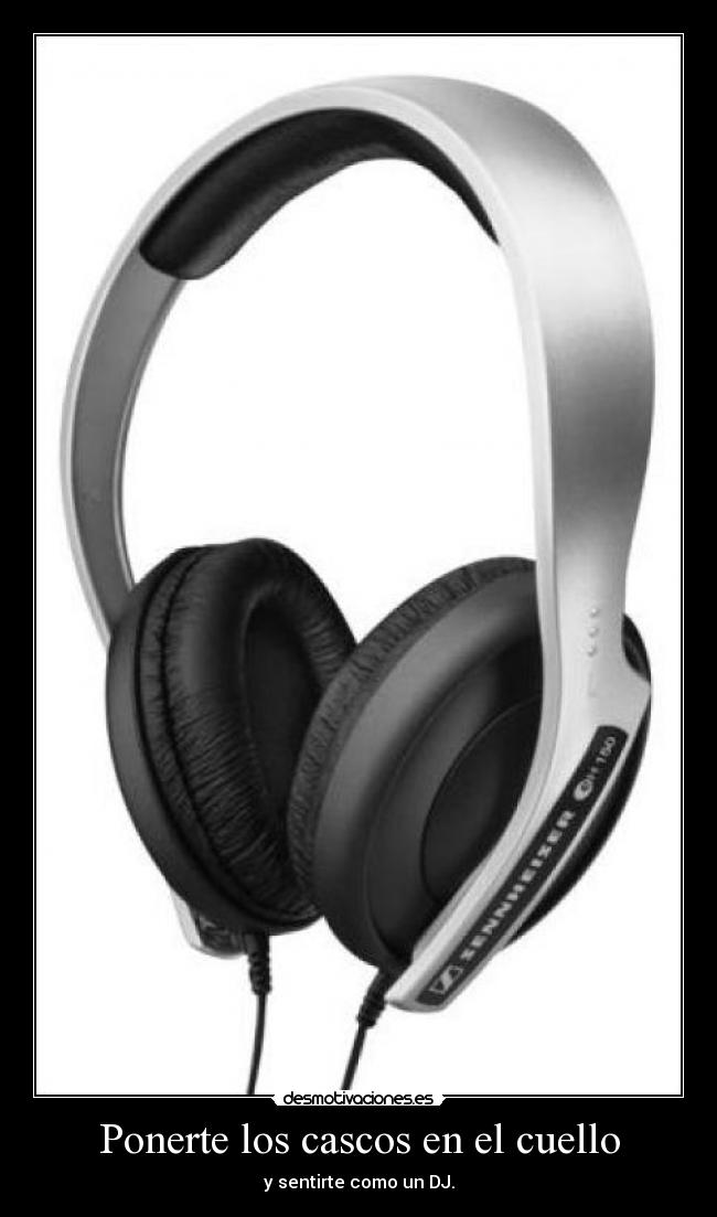 Ponerte los cascos en el cuello - 