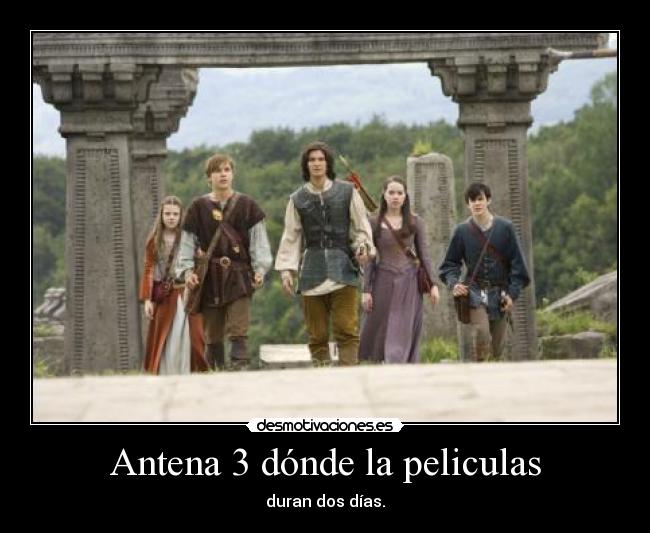 Antena 3 dónde la peliculas - 