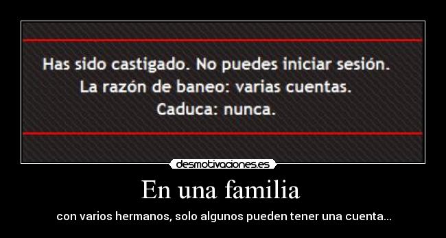 En una familia -
