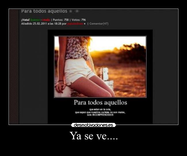 Ya se ve.... - 