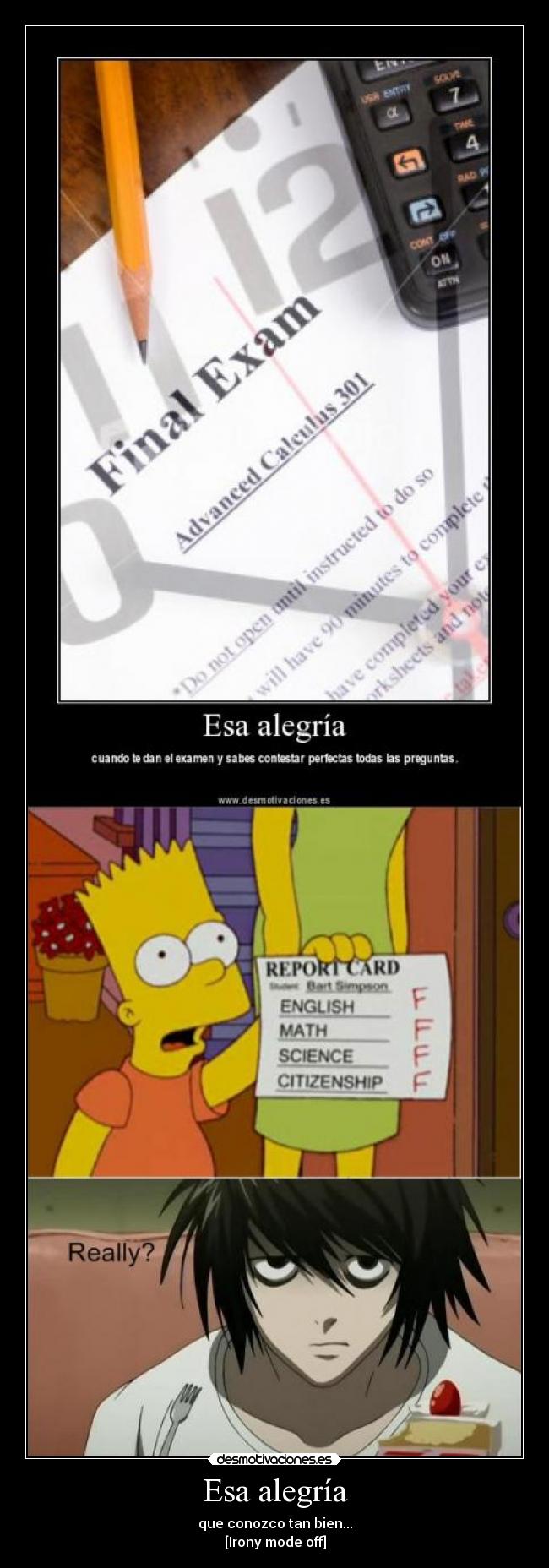 Esa alegría - que conozco tan bien...
[Irony mode off]