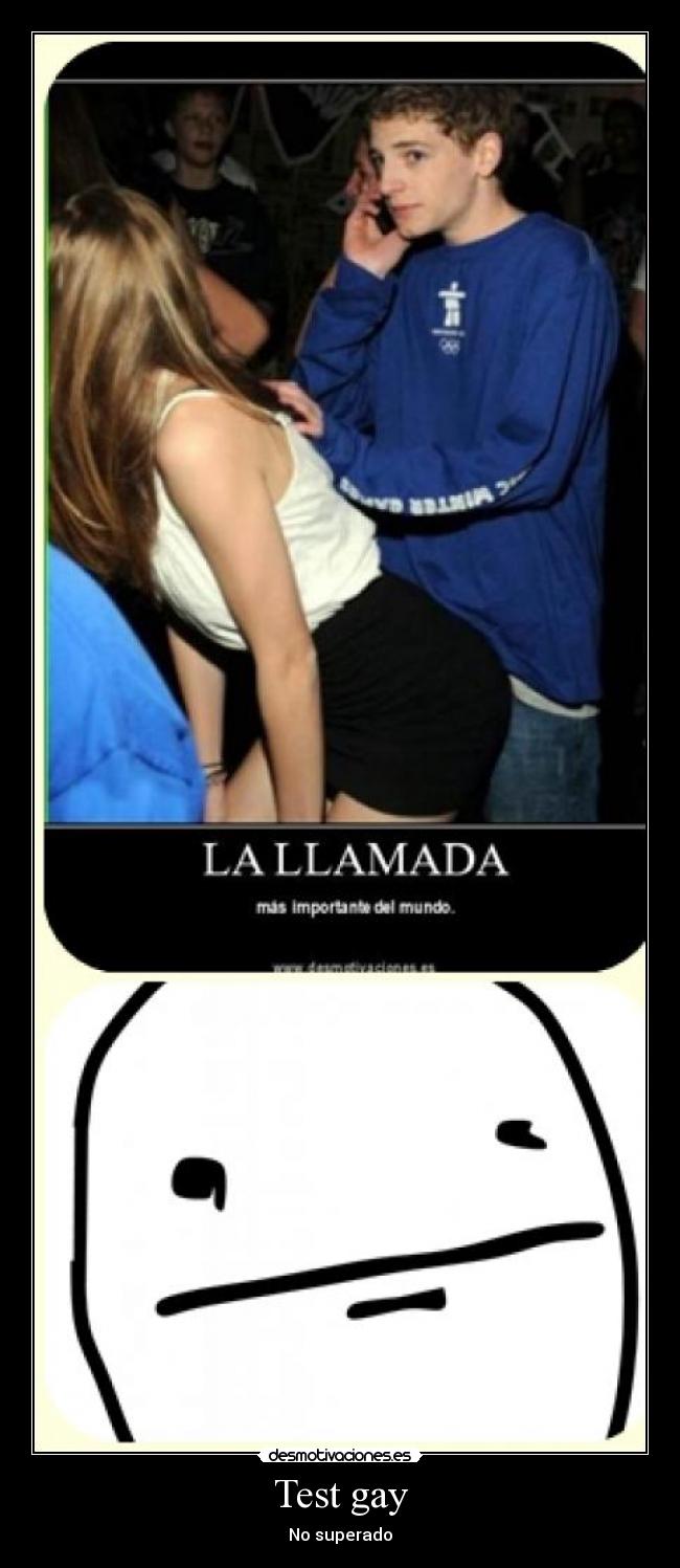 Test gay - No superado