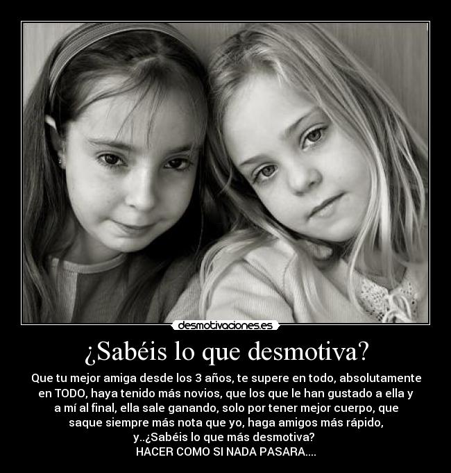 ¿Sabéis lo que desmotiva? - 