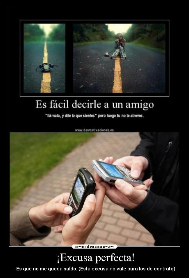 carteles excusa desmotivaciones