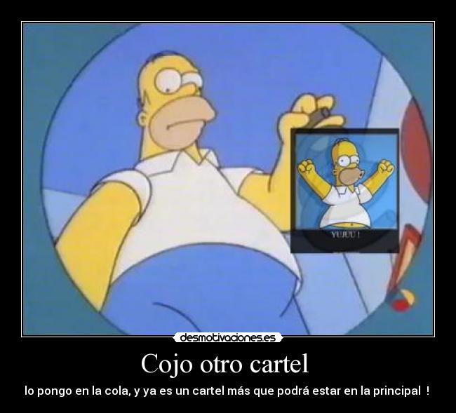 Cojo otro cartel  - 