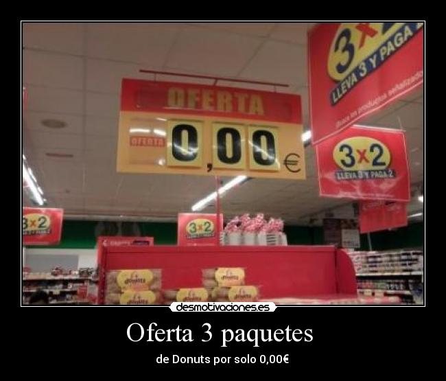 Oferta 3 paquetes  - 
