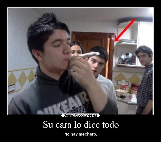 Su cara lo dice todo - 