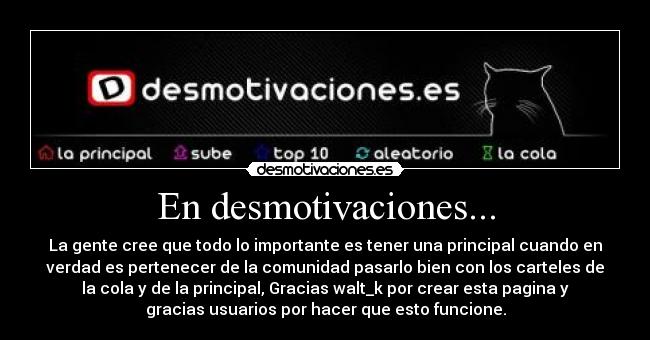 carteles desmotivaciones gracias walt_k desmtoivaciones usuarios desmotivaciones