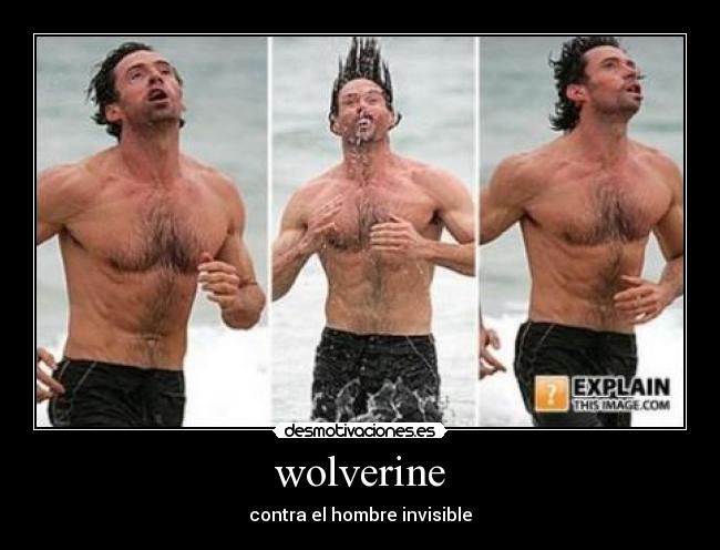 wolverine - contra el hombre invisible