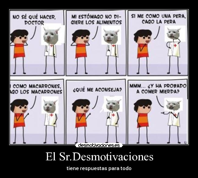 El Sr.Desmotivaciones - tiene respuestas para todo