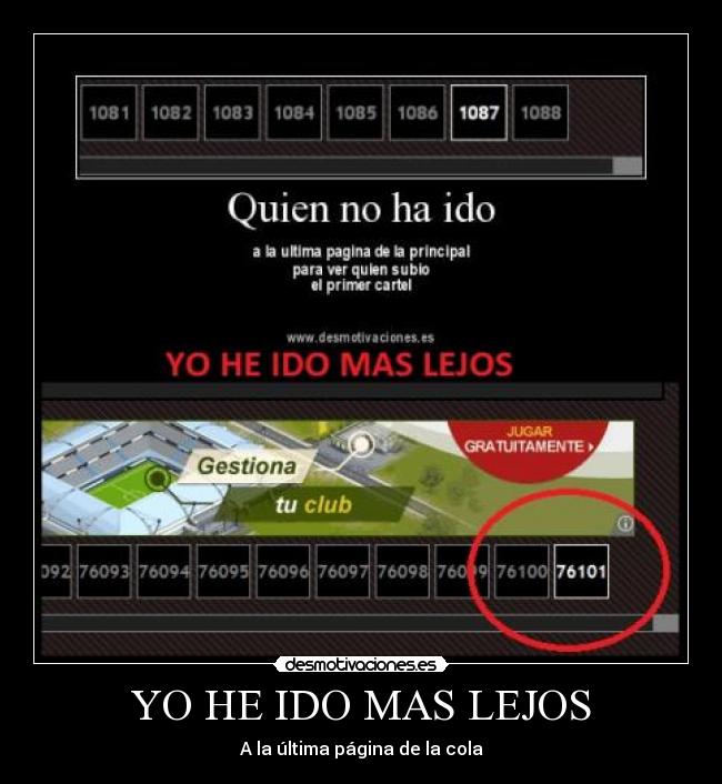 YO HE IDO MAS LEJOS -