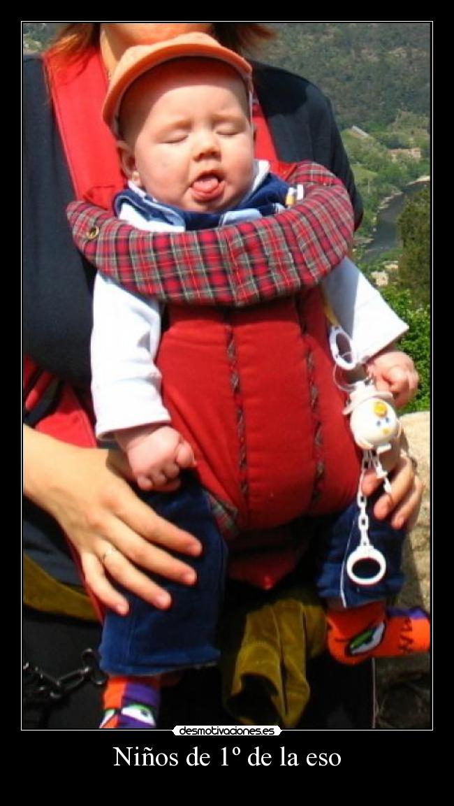 Niños de 1º de la eso -