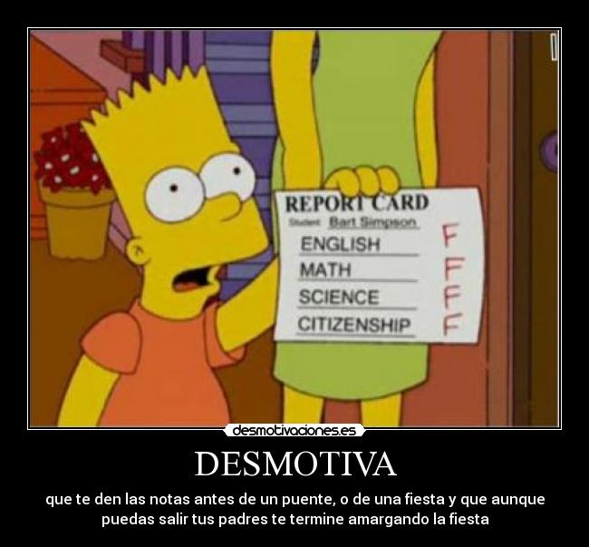 carteles notas desmotiva suspensos desmotivaciones