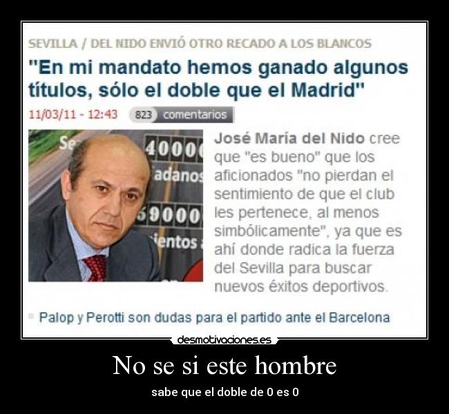 No se si este hombre - 