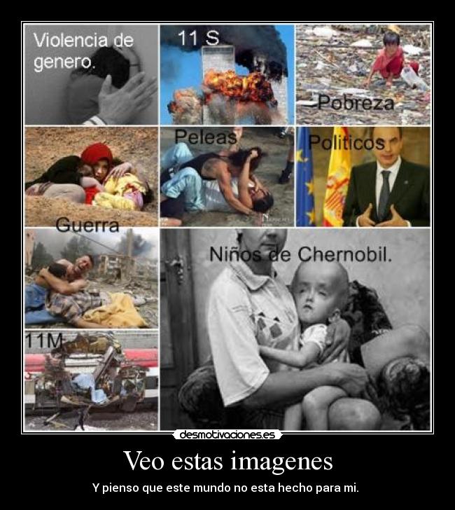 Veo estas imagenes -