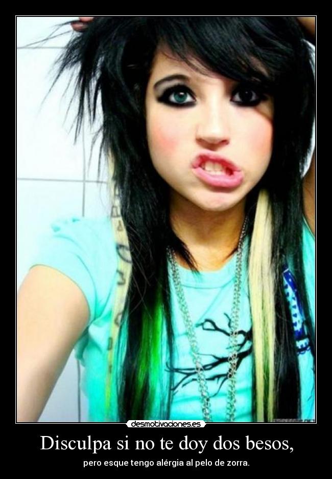 carteles besos disculpa zorra desmotivaciones