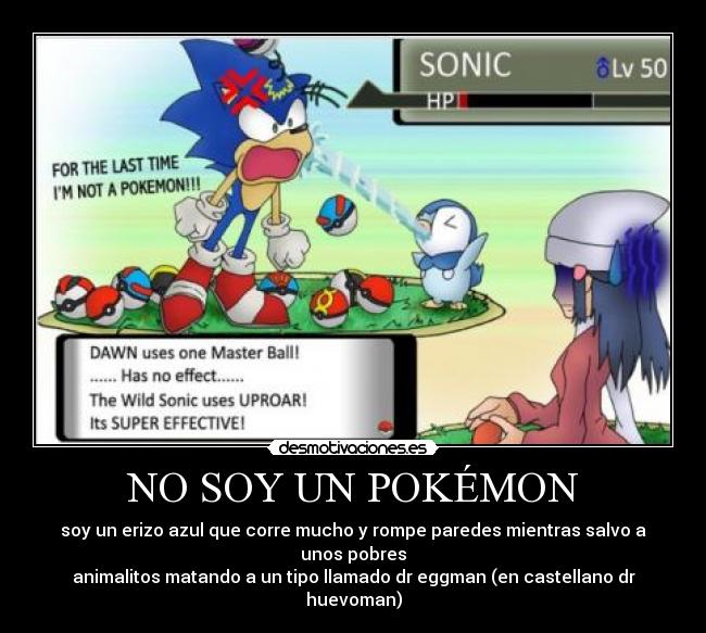 NO SOY UN POKÉMON -