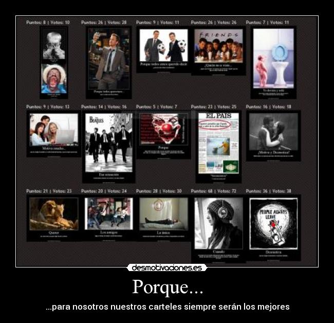 Porque... -