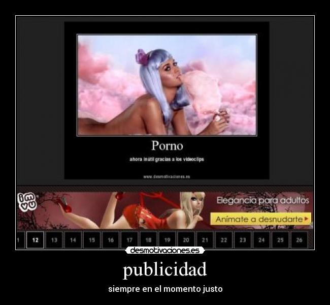 publicidad - siempre en el momento justo