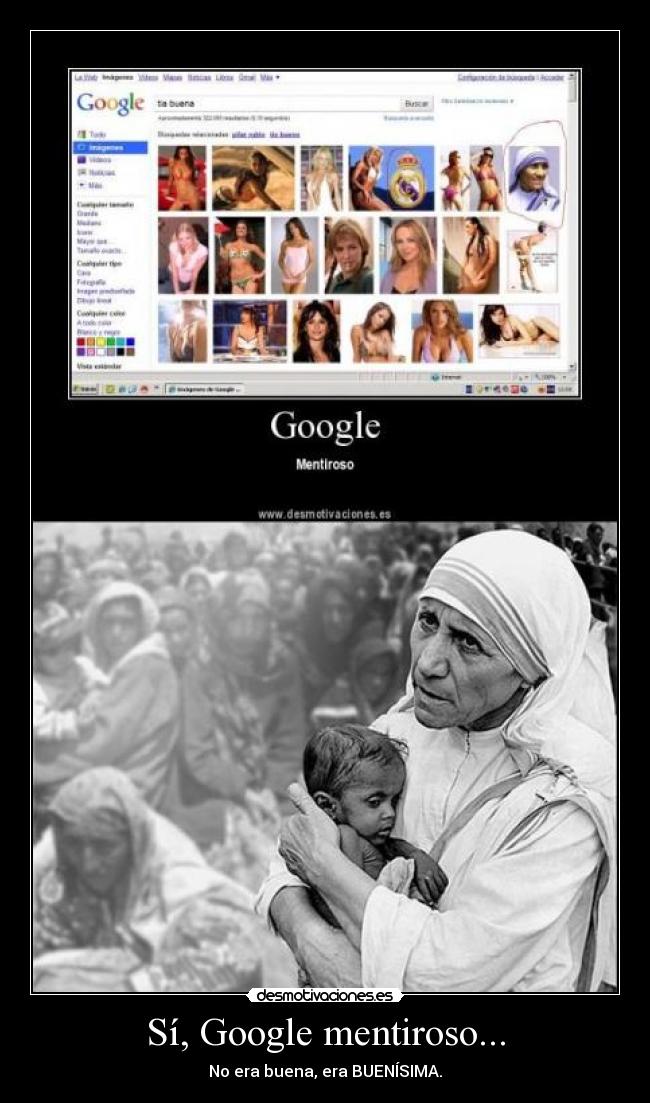 Sí, Google mentiroso... - 