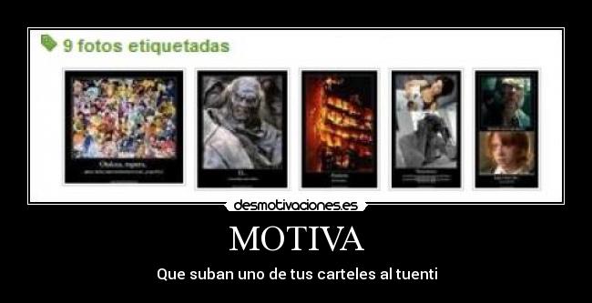 MOTIVA - Que suban uno de tus carteles al tuenti