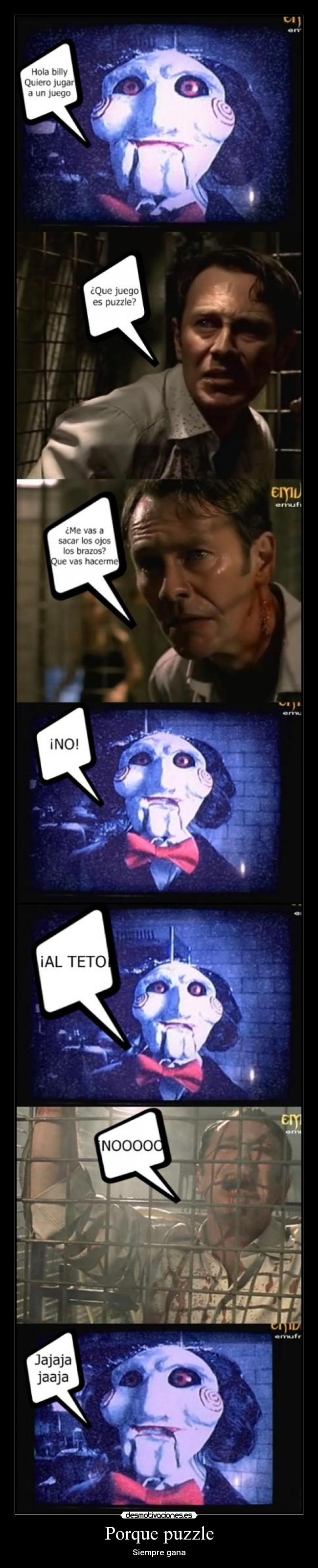 Porque puzzle - Siempre gana