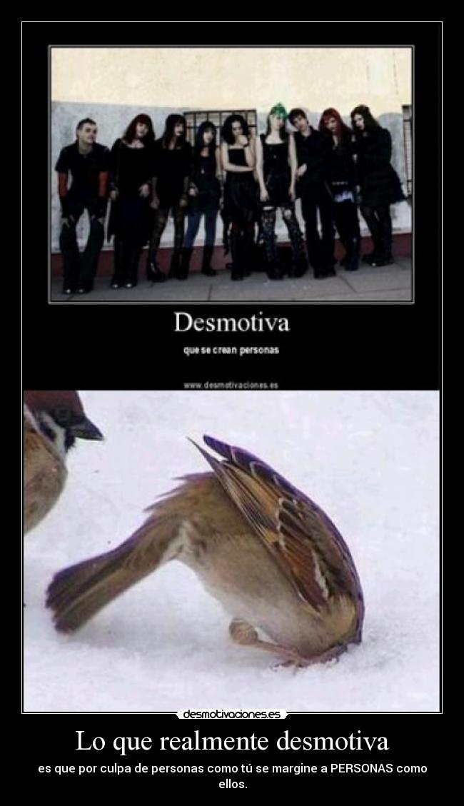 Lo que realmente desmotiva - 