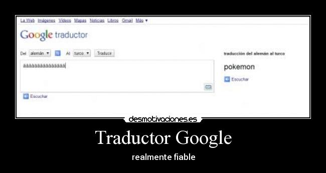 Traductor Google - realmente fiable