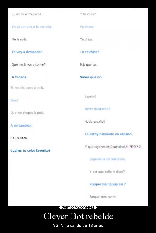 Clever Bot rebelde - 