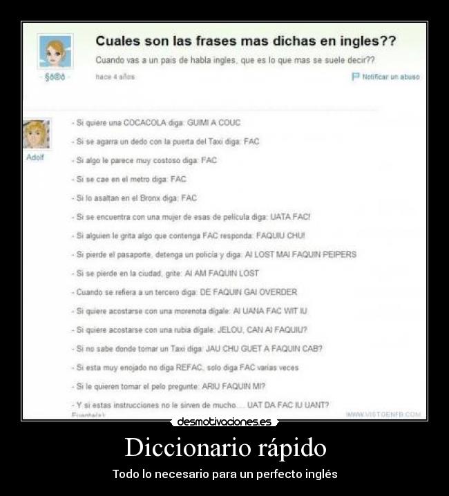 Diccionario rápido - Todo lo necesario para un perfecto inglés