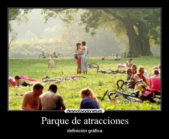 Parque de atracciones - definición gráfica