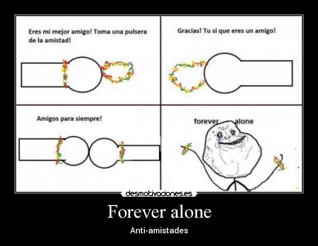 Forever alone - Anti-amistades