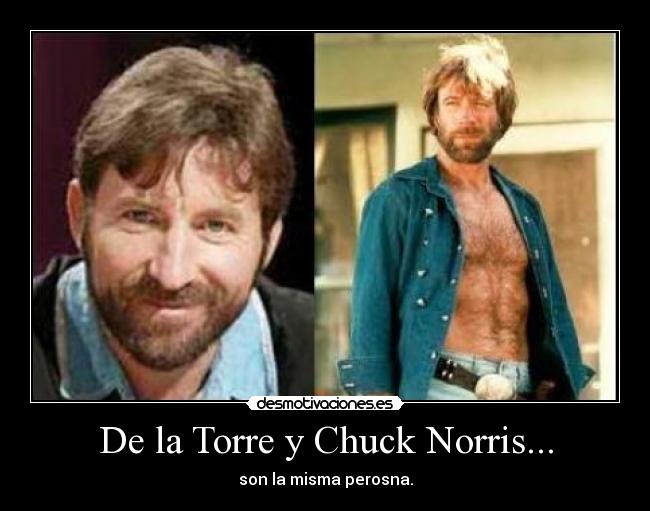 carteles torre chuck norris desmotivaciones