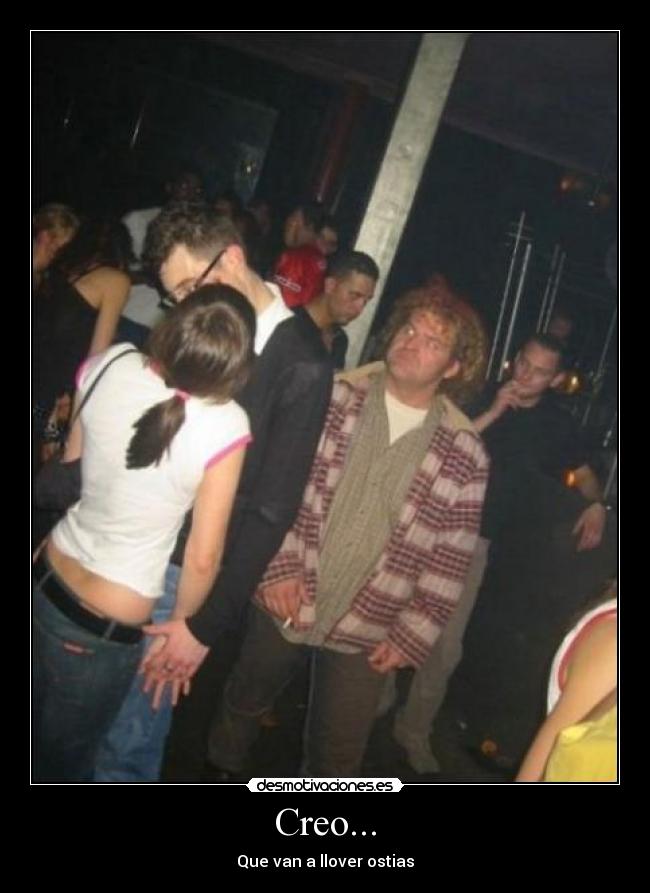 carteles llover ostias creo desmotivaciones