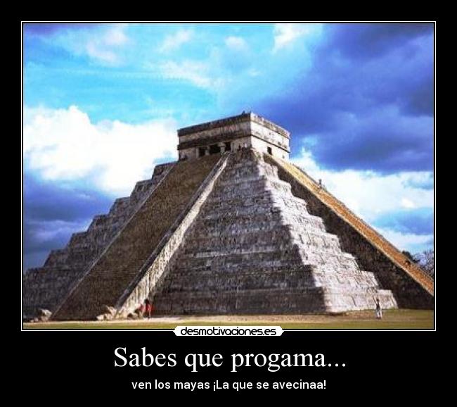 Sabes que progama... -