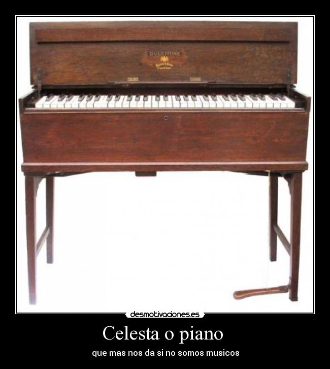 Celesta o piano  - 