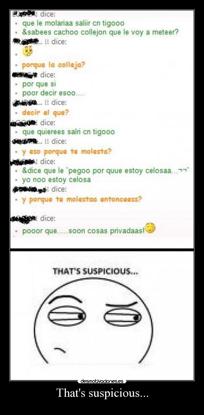 Thats suspicious... -