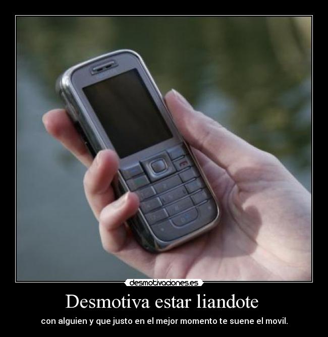 Desmotiva estar liandote  - 