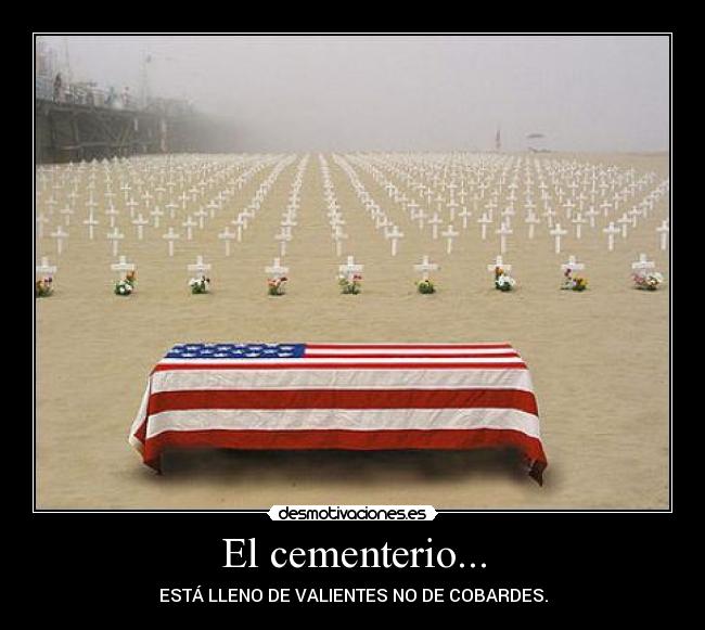 El cementerio... -