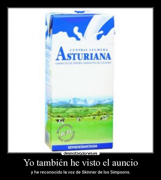 Yo también he visto el auncio -