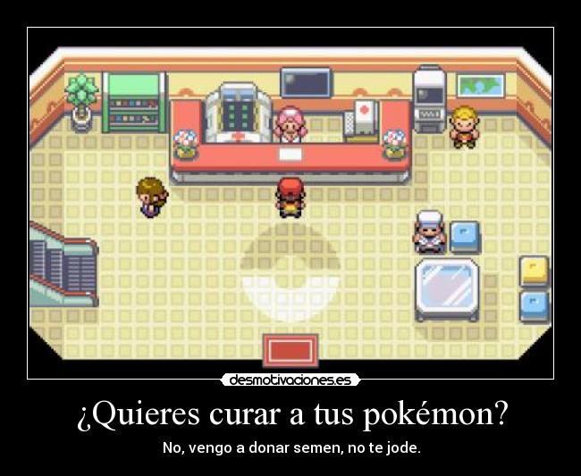 ¿Quieres curar a tus pokémon? - 