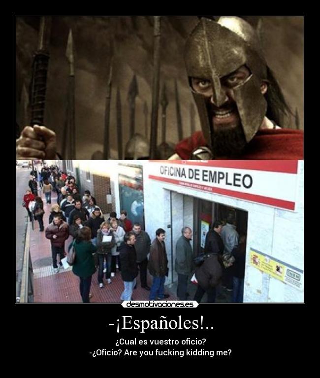 carteles oficio espanoles desmotivaciones