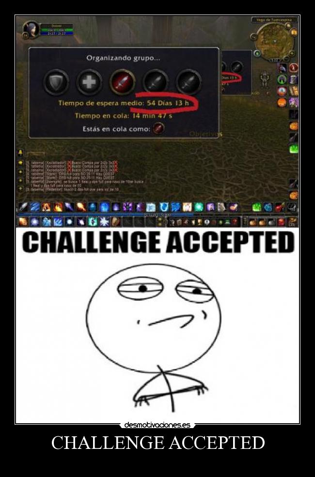 CHALLENGE ACCEPTED - 