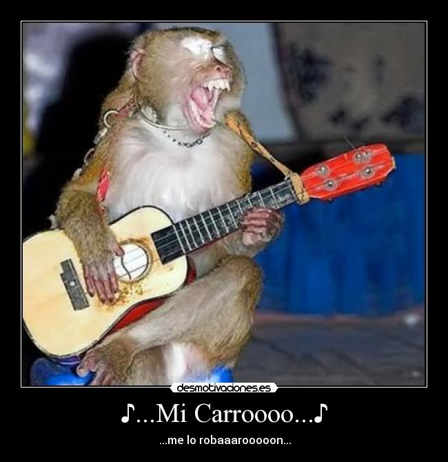 ♪...Mi Carroooo...♪ - ♪...me lo robaaarooooon...♪