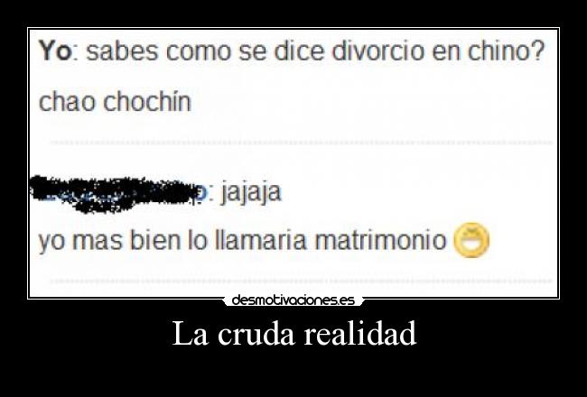 carteles peitolobo matrimonio chao chochin chino divorcio desmotivaciones