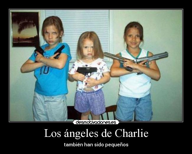 carteles angeles charlie desmotivaciones