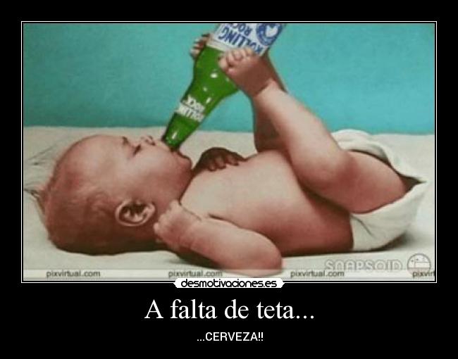 A falta de teta... - 