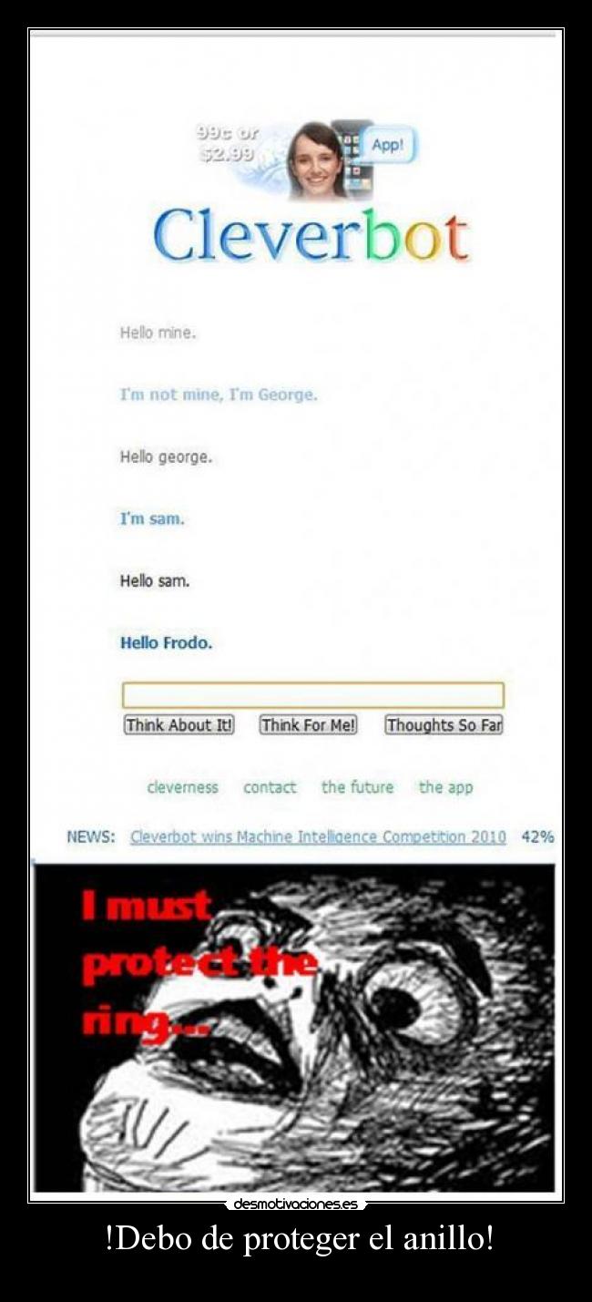 !Debo de proteger el anillo! -