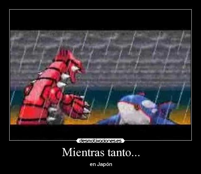 Mientras tanto... - en Japón