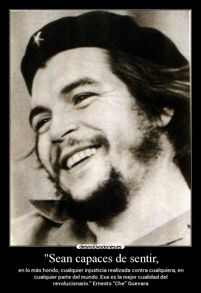 Sean capaces de sentir, - 